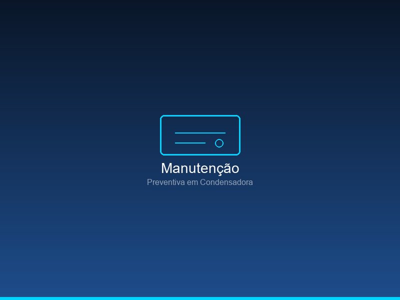Manutenção preventiva em condensadora